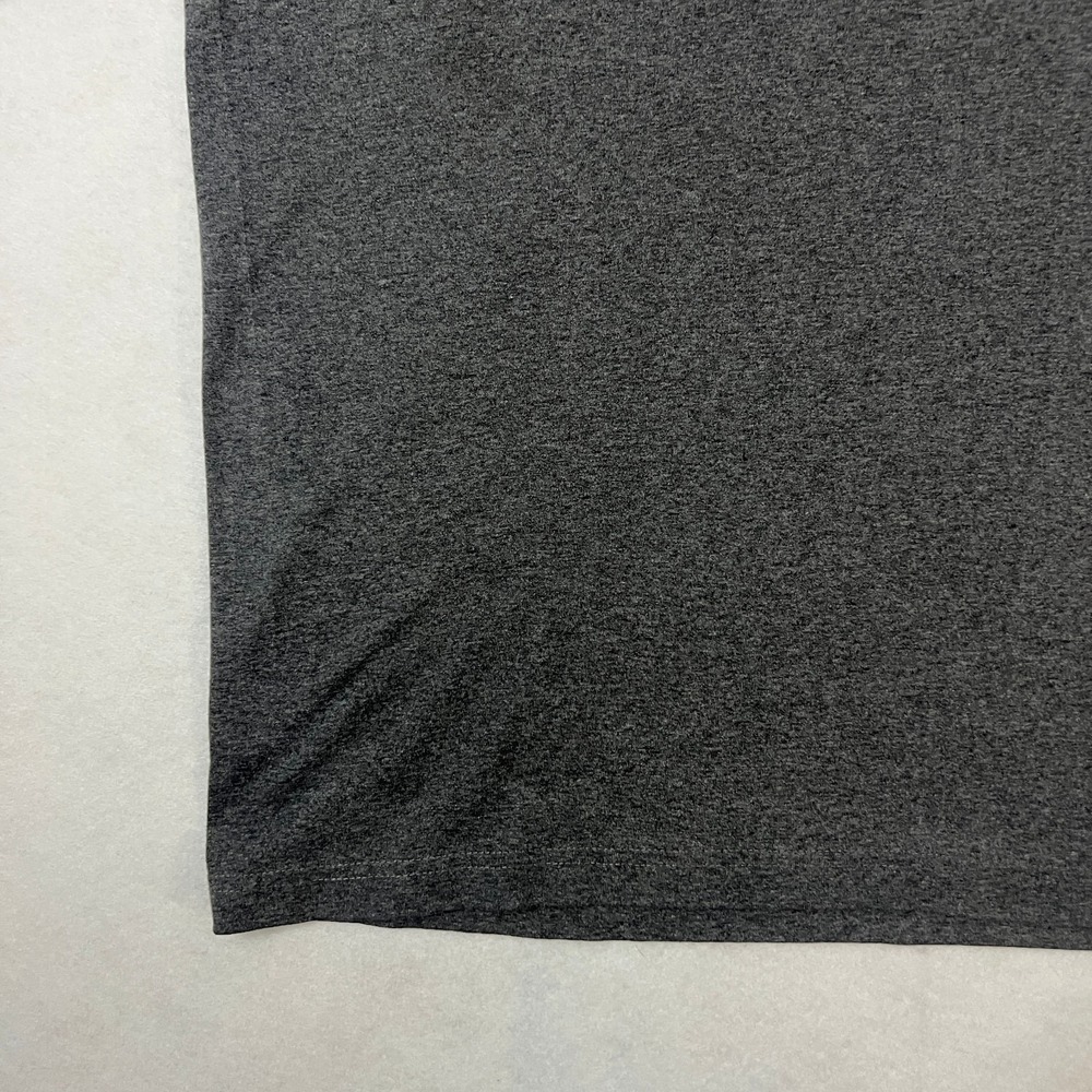 Vintage Adidas Mens Size Large T-shirt Gray Black‎ Spell Out Athletic Y2K 2000's - Picture 6 of 13